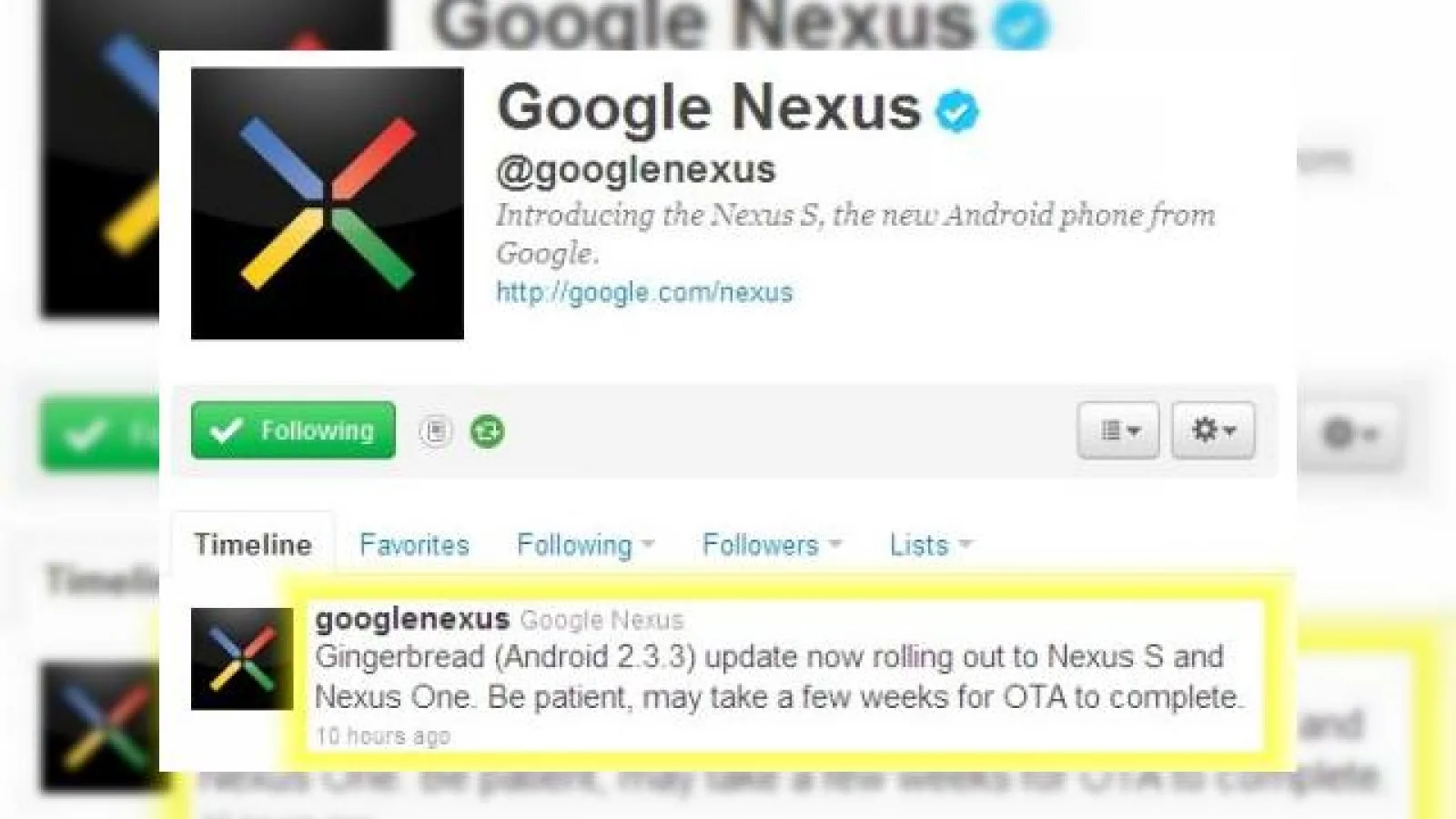 Actualizarea Android 2.3.3 sosește pe Google Nexus S și Nexus One