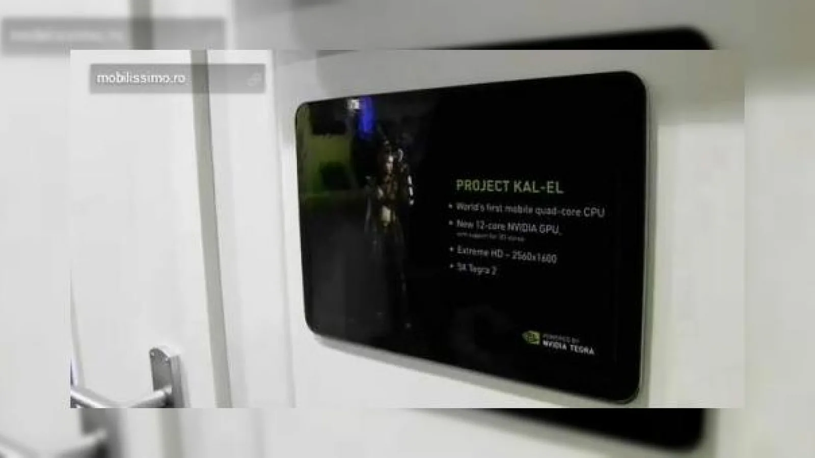 Nvidia Kal-El, superprocesorul care dă naștere tabletei quad-core, În acțiune la MWC 2011 (Video)