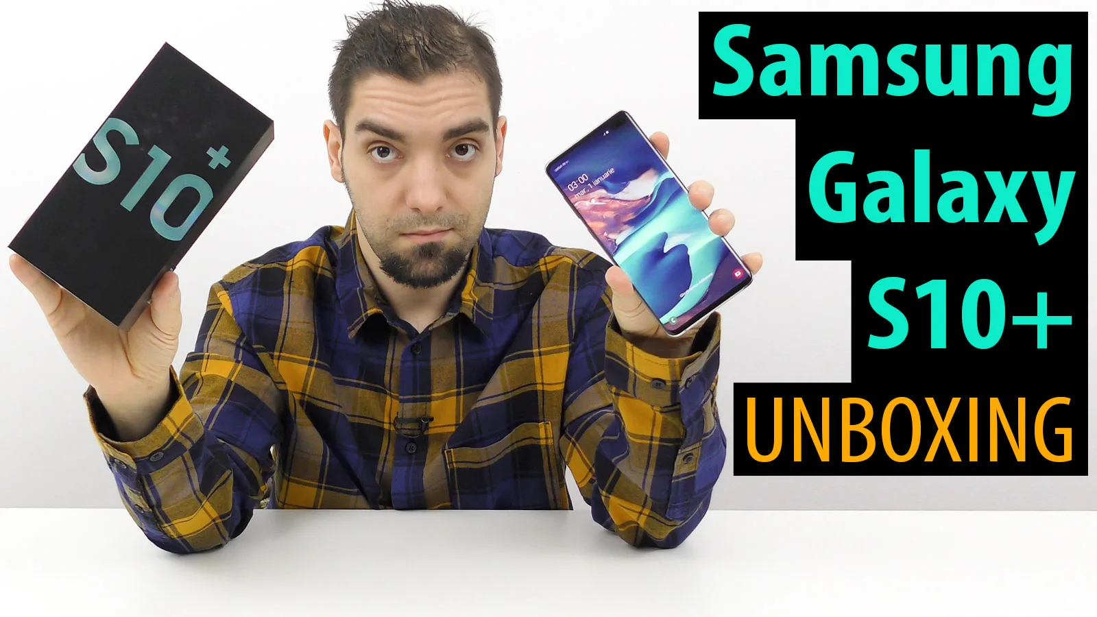 Samsung Galaxy S10+ Unboxing: Flagship-ul aniversar de 10 ani este aici, cu extra ecran, 5 camere în total (Video)