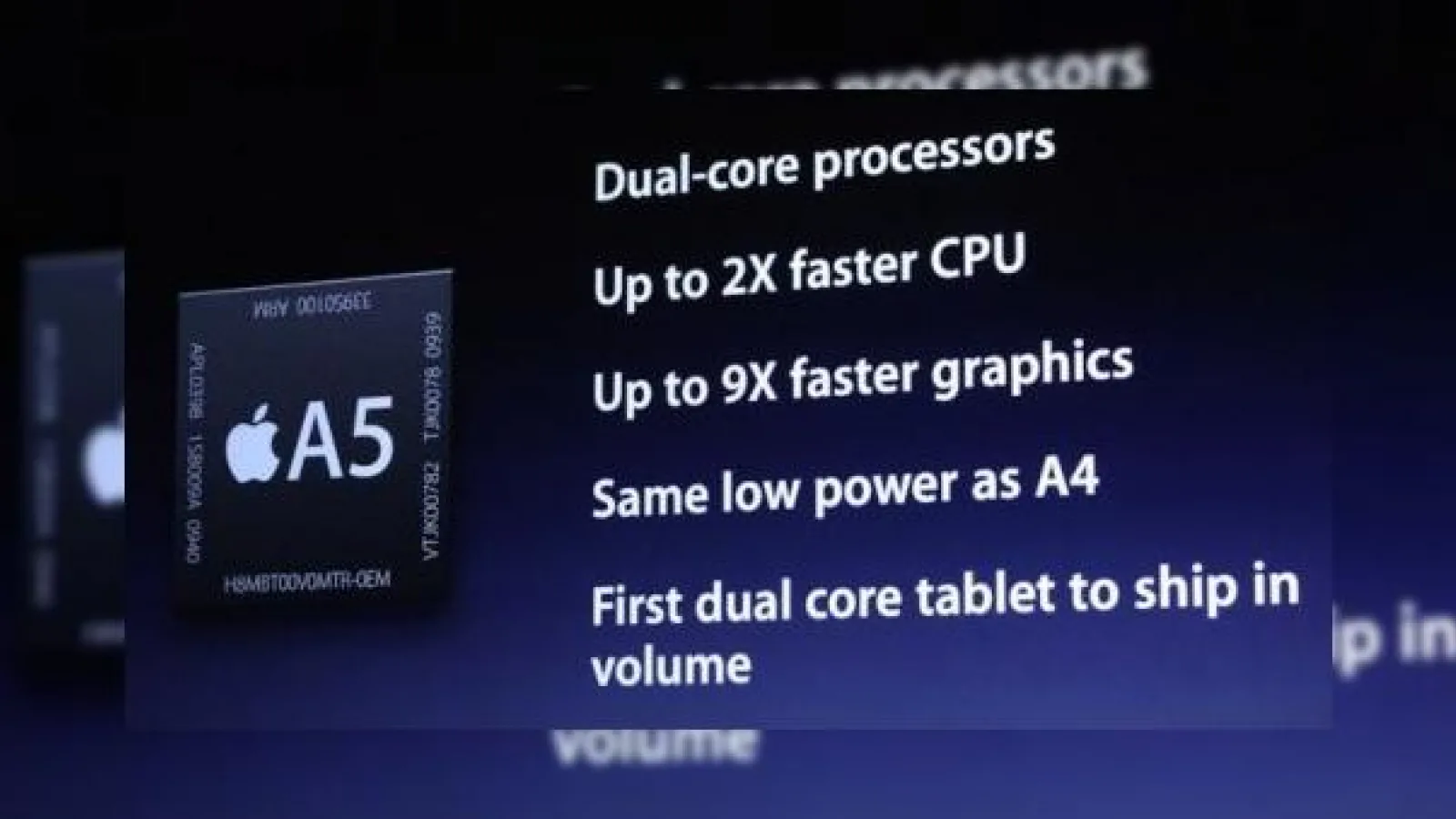 iPhone 5, dotat cu procesor dual core A5?
