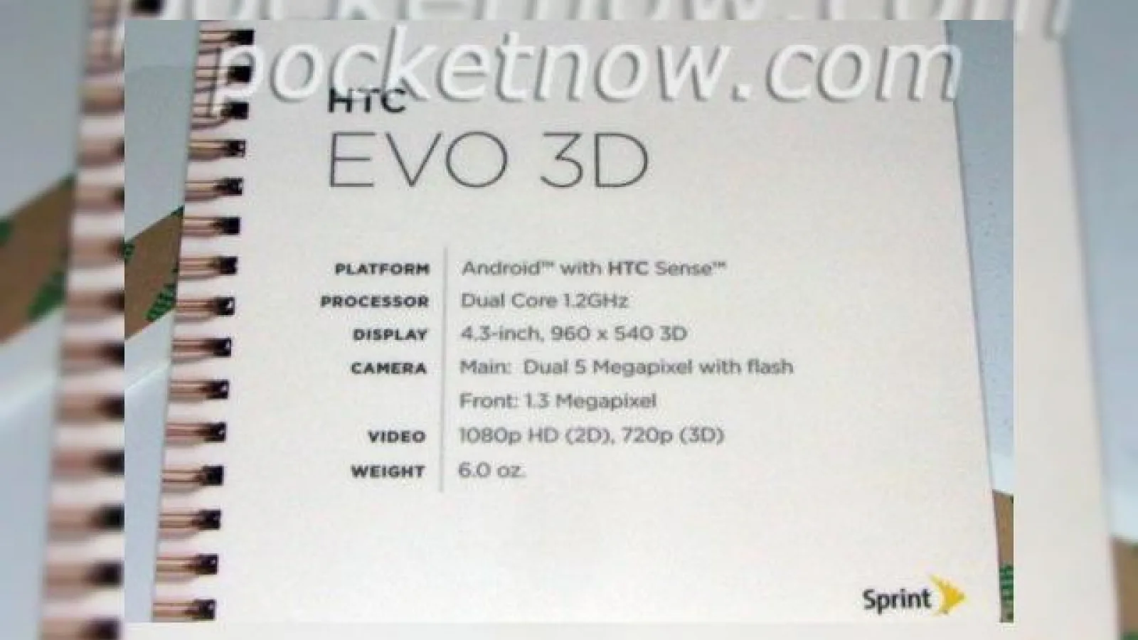 HTC EVO 3D, primul telefon cu ecran tridimensional și procesor dual core al celor de la HTC