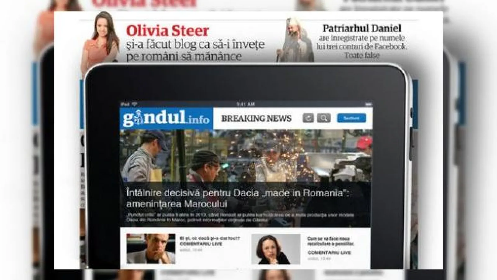Câștigă un iPad pe zi cu Gândul.info, acum și În varianta pentru tabletă și mobil