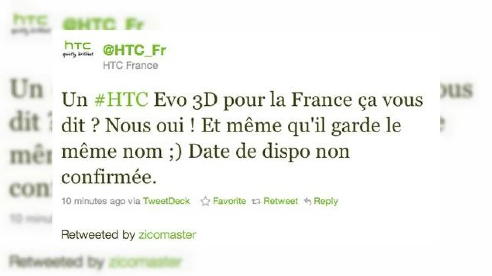 HTC-ul dual core cu ecran 3D sosește În Europa - HTC EVO 3D, În curând În variantă GSM