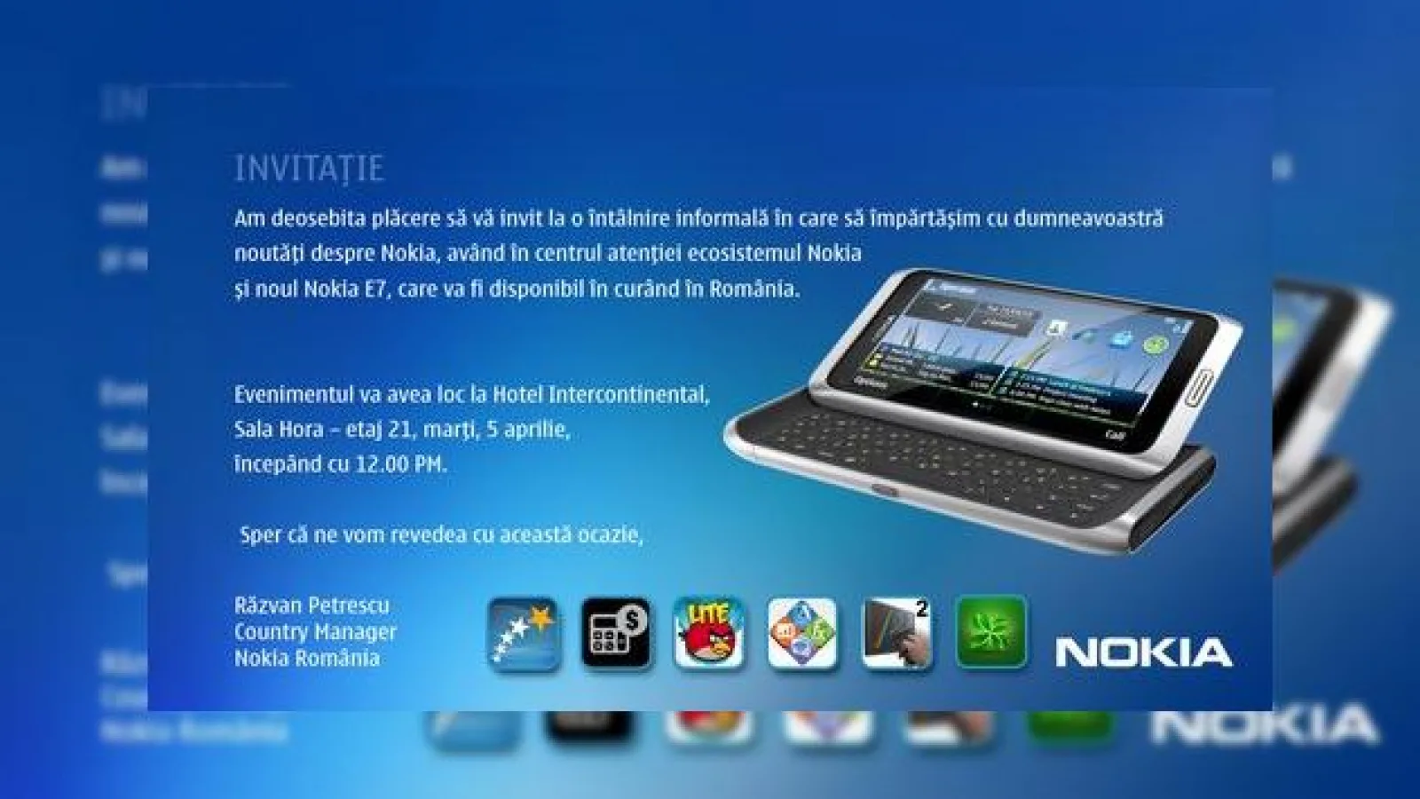 Nokia E7 debutează oficial În România... Mobilissimo vă prezintă analiza sa detaliată simultan!