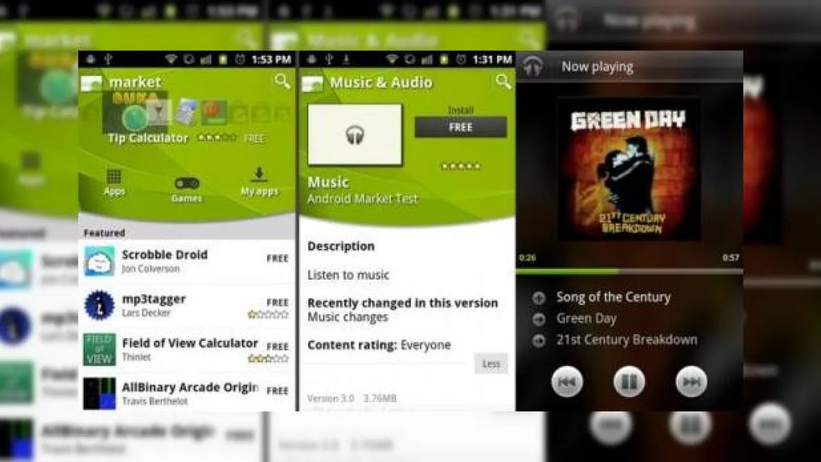 Google pregătește noi aplicații pentru Android: Gallery, Camera, Music; Aceasta din urmă ajunge pe web