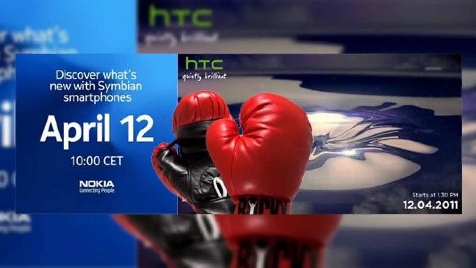 Nokia versus HTC În marea zi a lansărilor - 2011 versus 2010