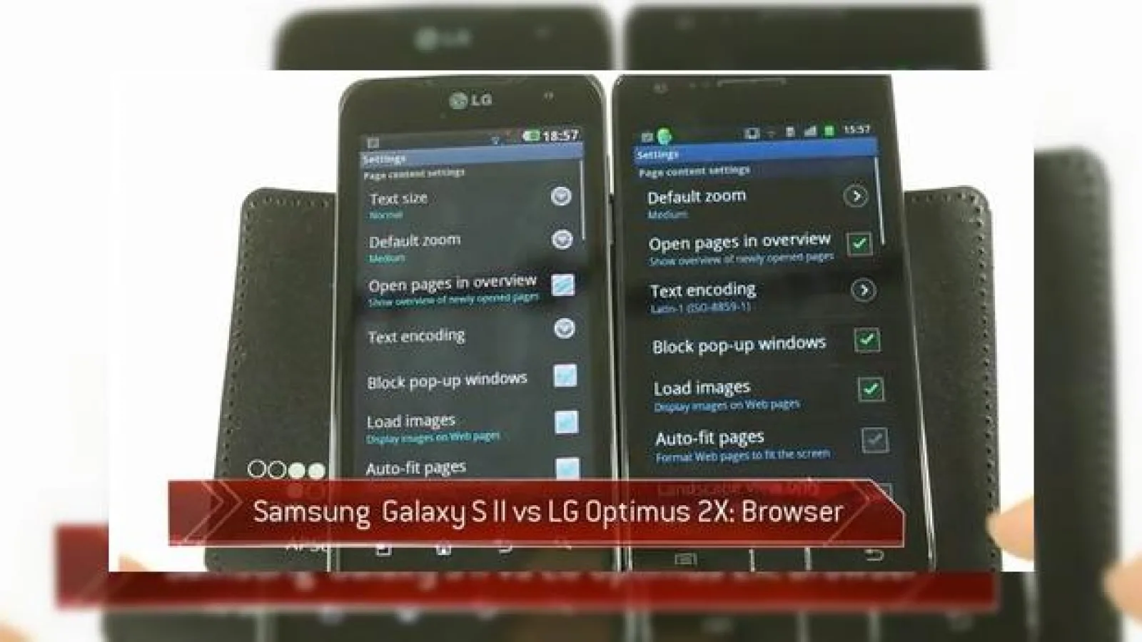 Duel dual core: Samsung Galaxy S2 versus LG Optimus 2X (Video)