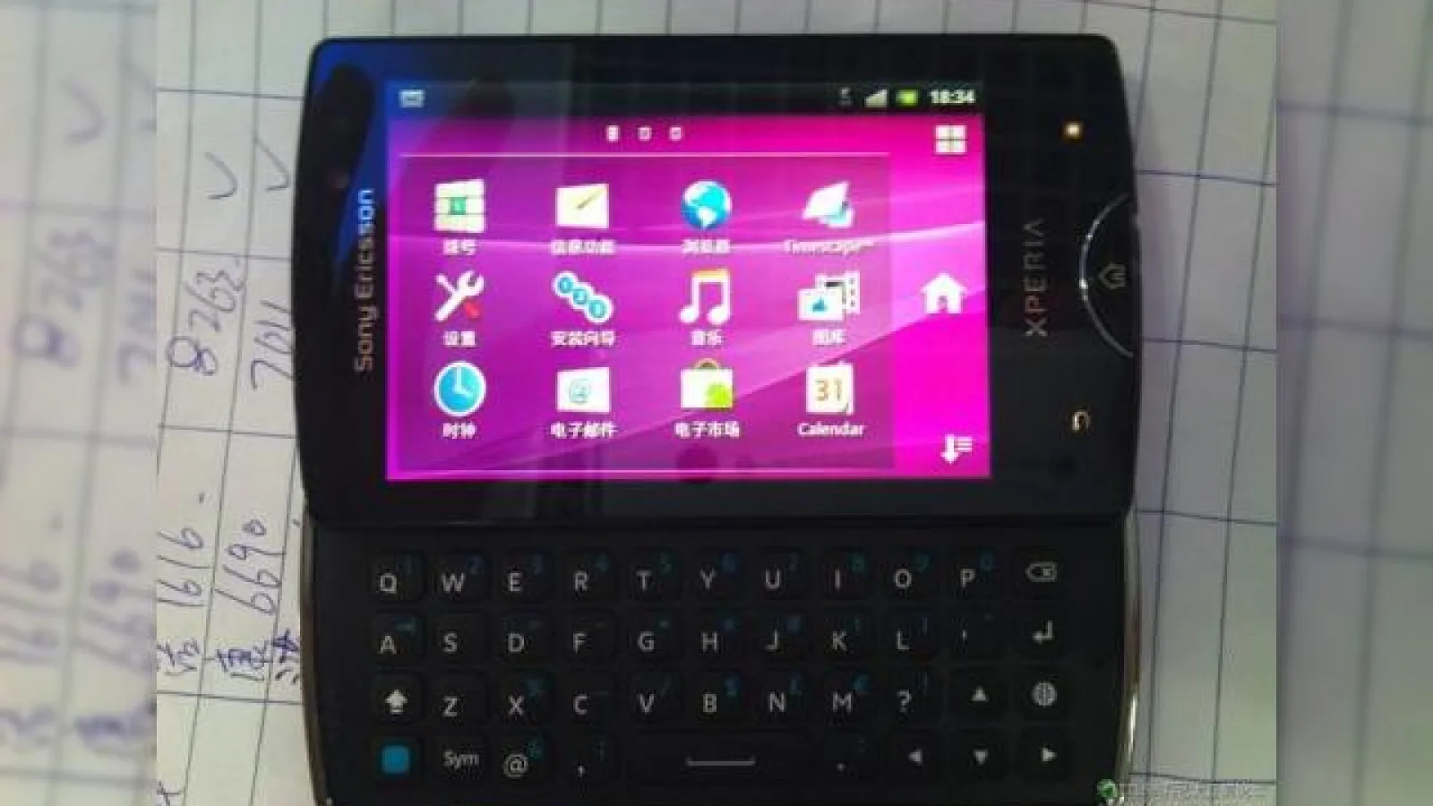 Sony Ericsson Xperia X10 Mini Pro II aka Mango Își face apariția În noi imagini