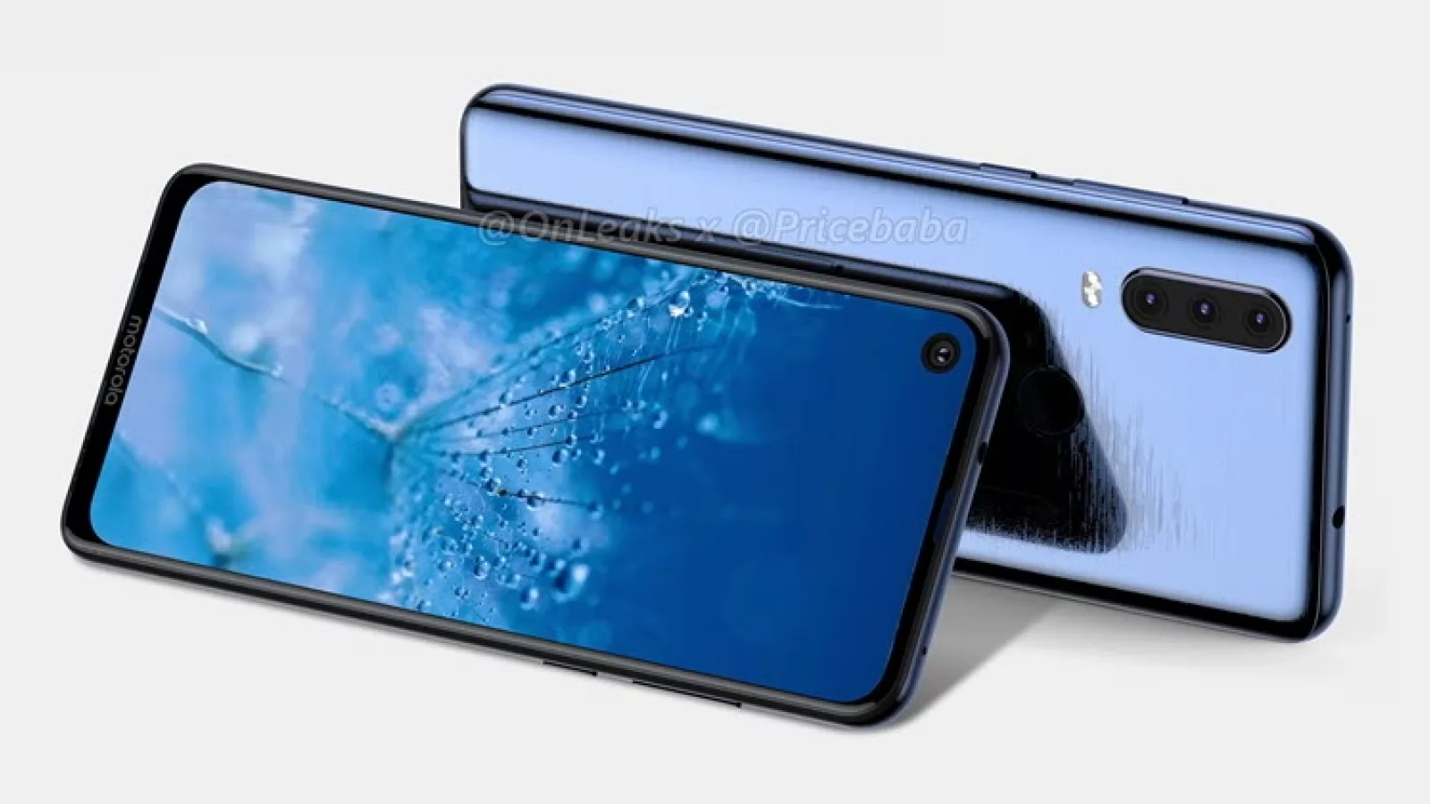 Motorola P40 Note (One Vision Plus) primește randări detaliate; Vine cu decupaj selfie și cameră triplă în spate