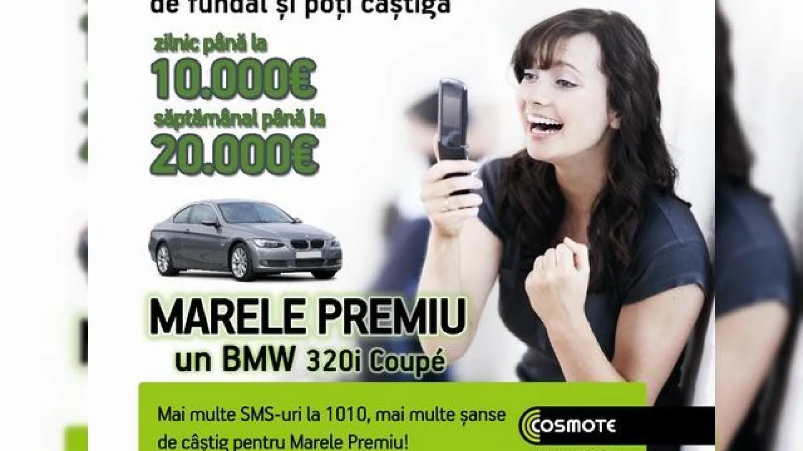 Concurs de 1 milion de euro pornit de Cosmote România - "Trimiți, descarci și câștigi"