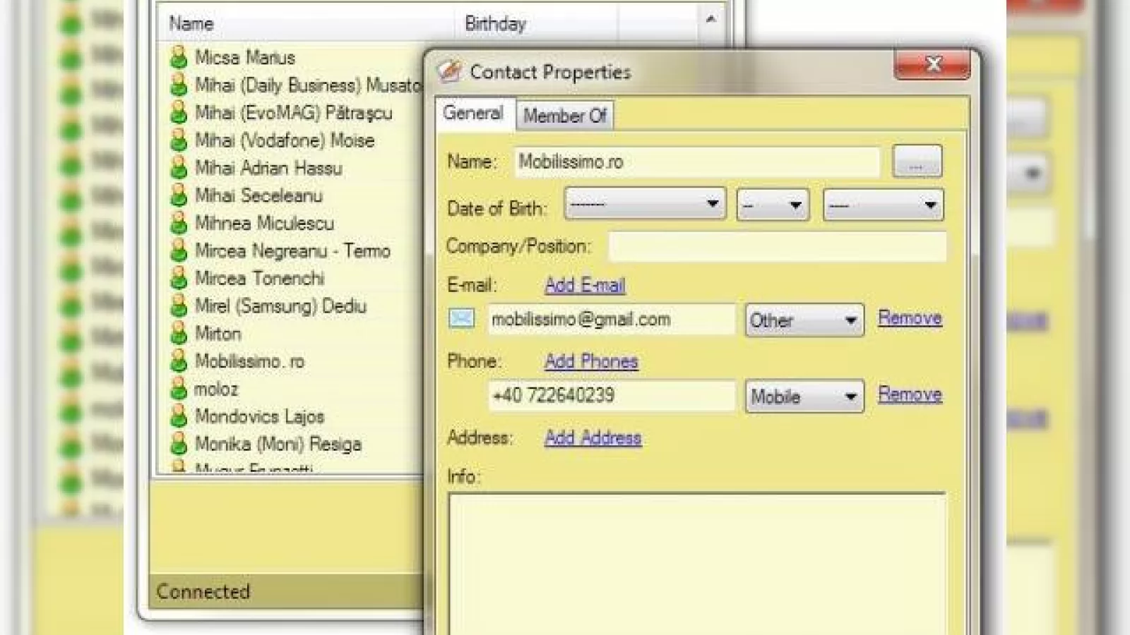 Sincronizează-ți contactele de pe telefonul Android cu PC-ul via cloud cu Active Organizer