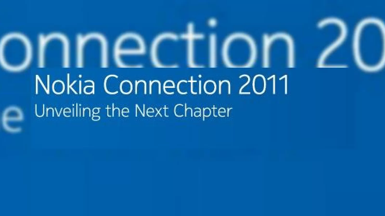 Nokia Connection 2011 vine În iunie cu lansări de noi modele de telefoane!