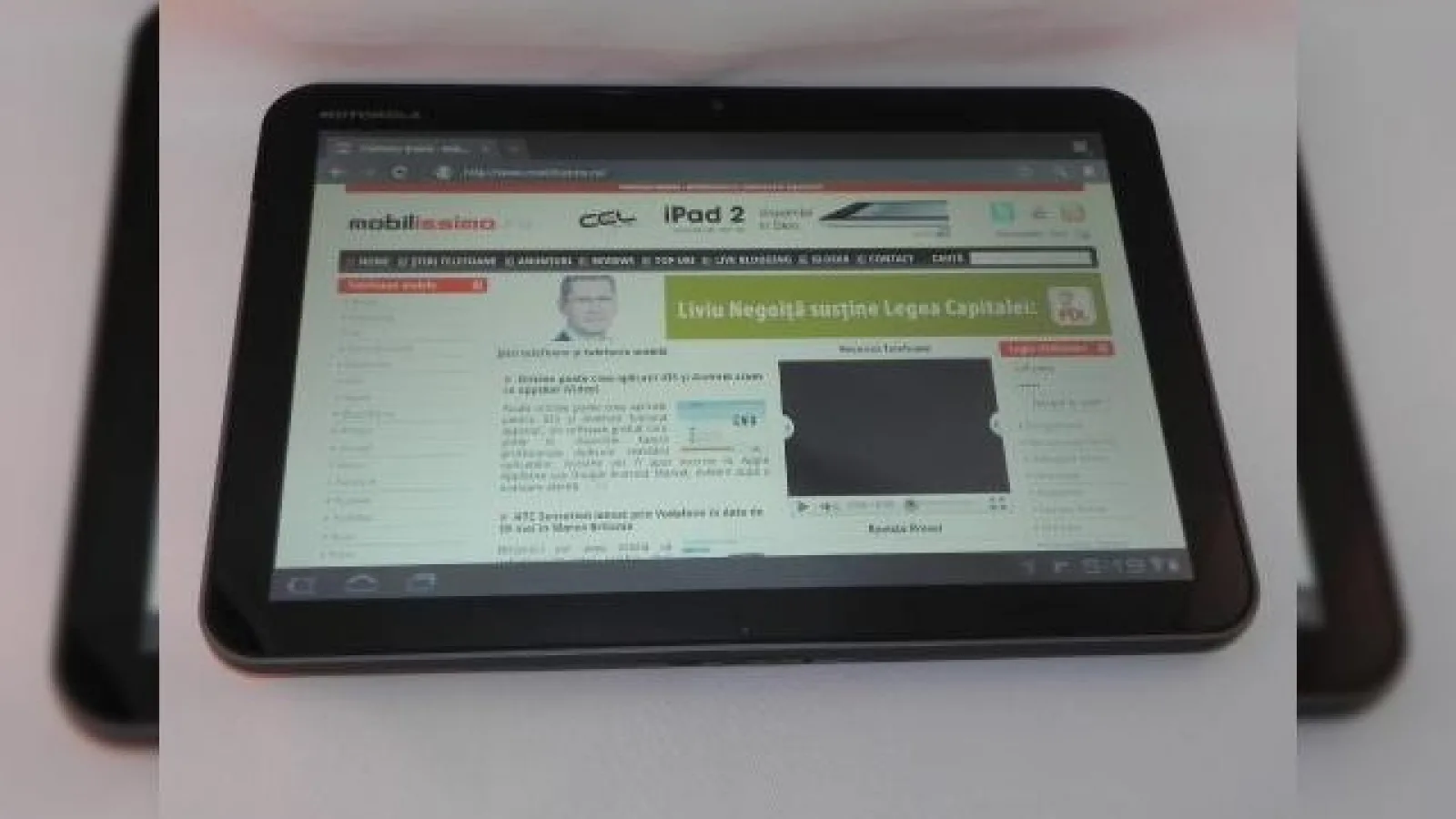 Motorola Xoom cu 3G și Wi-Fi În oferta Orange?