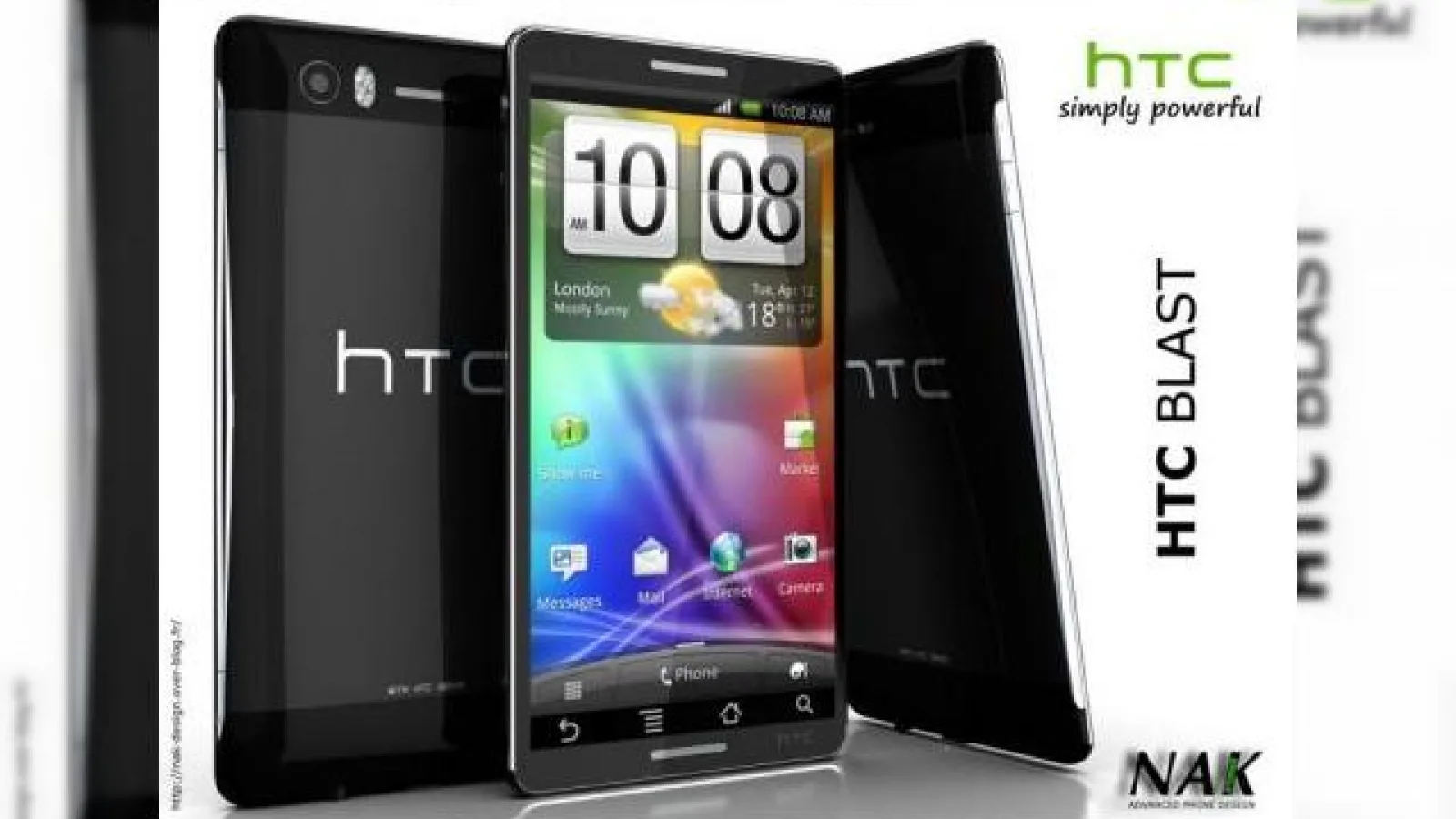HTC Blast, un telefon dual core cu procesor de 1.5 GHz și Android 3.0 Honeycomb la bord