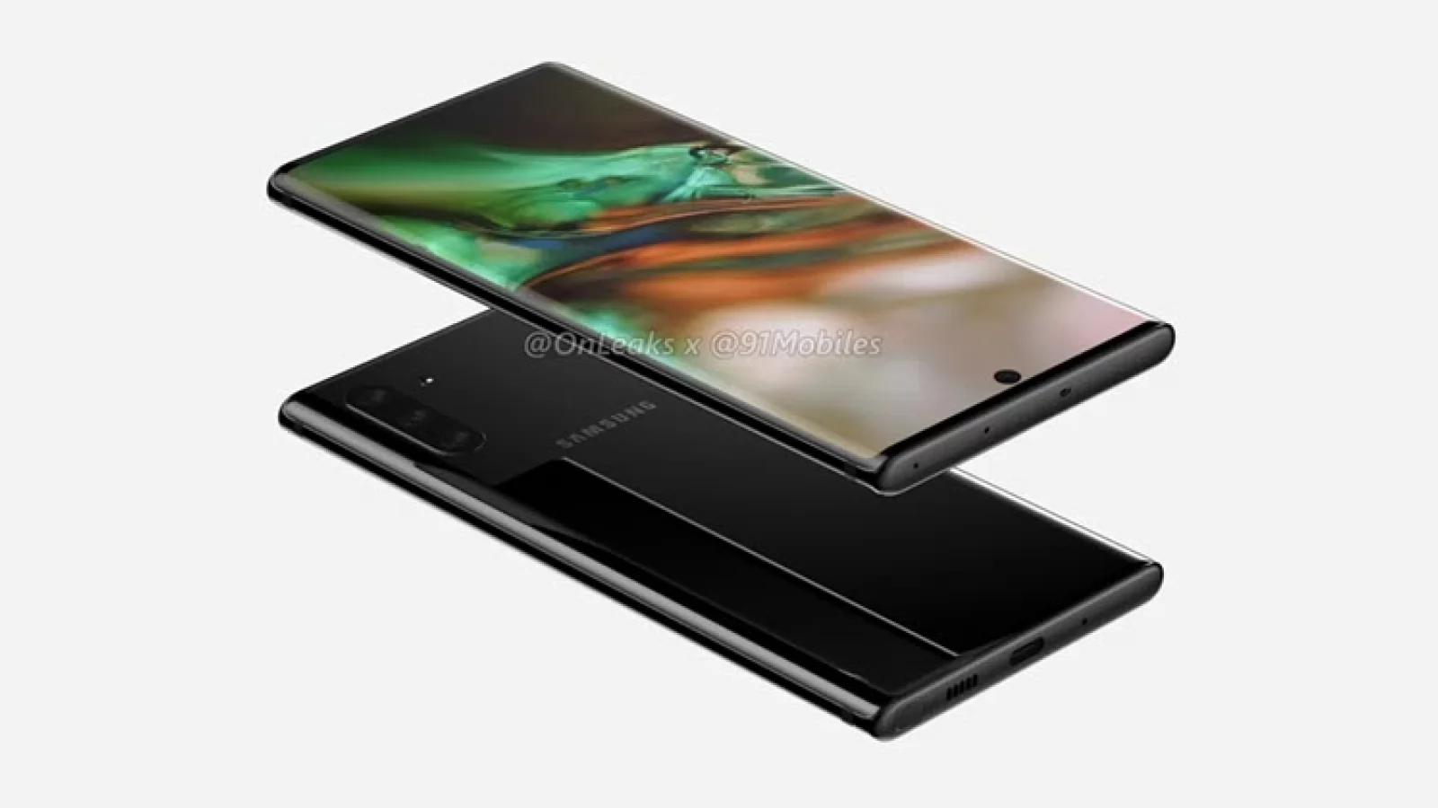 Samsung Galaxy Note 10 își dezvăluie design-ul în randări exclusive; Adio jack 3.5 mm și buton Bixby 