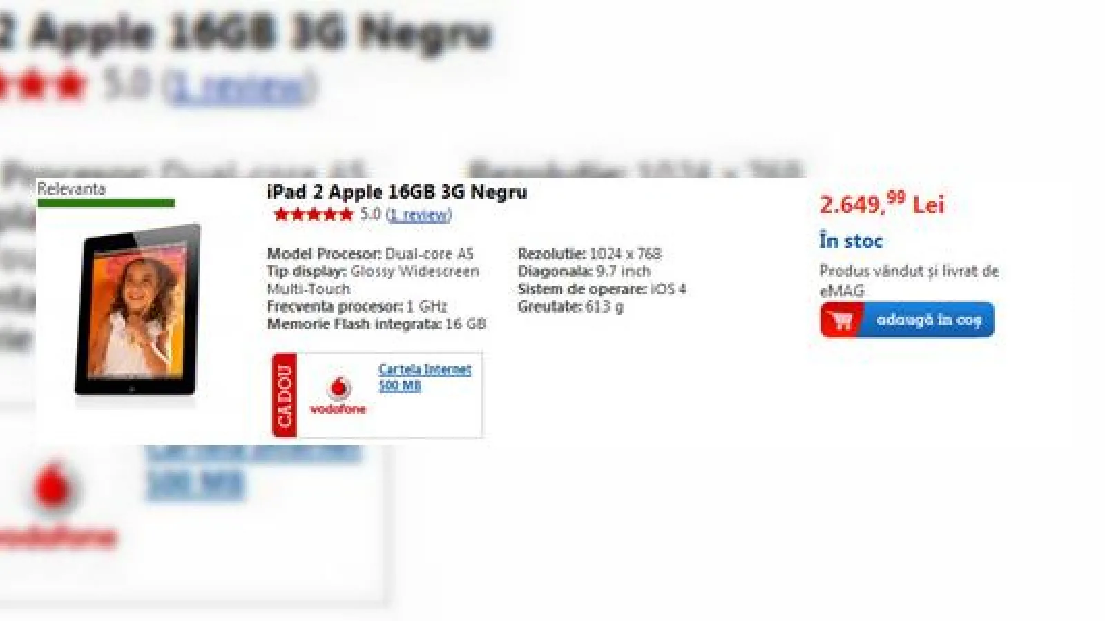 iPad 2 primește prețuri noi la eMAG.ro
