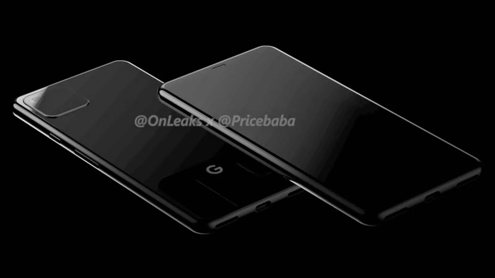 Google Pixel 4 copiază camera pătrată a lui iPhone XI, conform noilor randări @OnLeaks