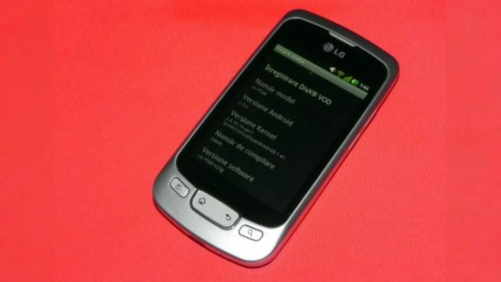 Android 2.3.3 Gingerbread pe LG Optimus One P500