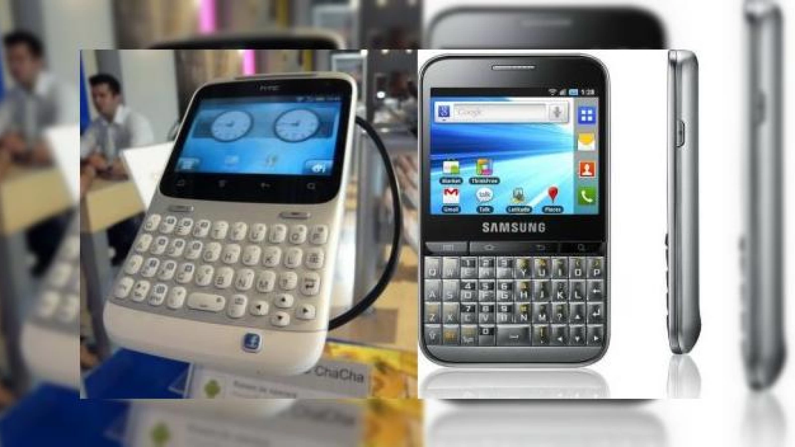 HTC ChaCha și Samsung Galaxy Pro - două telefoane qwerty cu Android