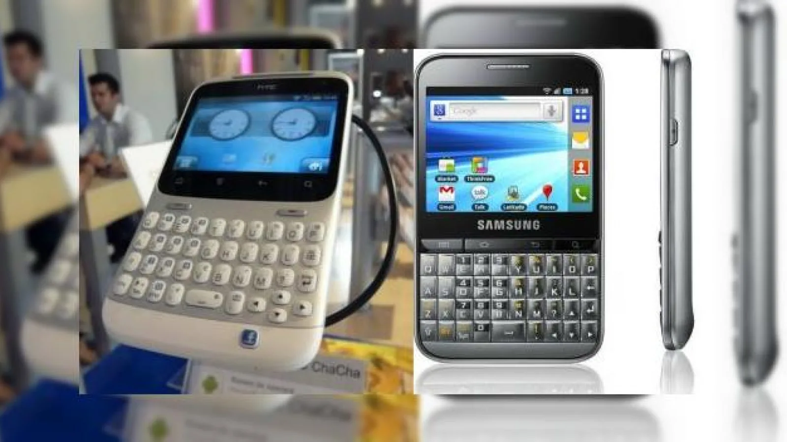 HTC ChaCha și Samsung Galaxy Pro - două telefoane qwerty cu Android