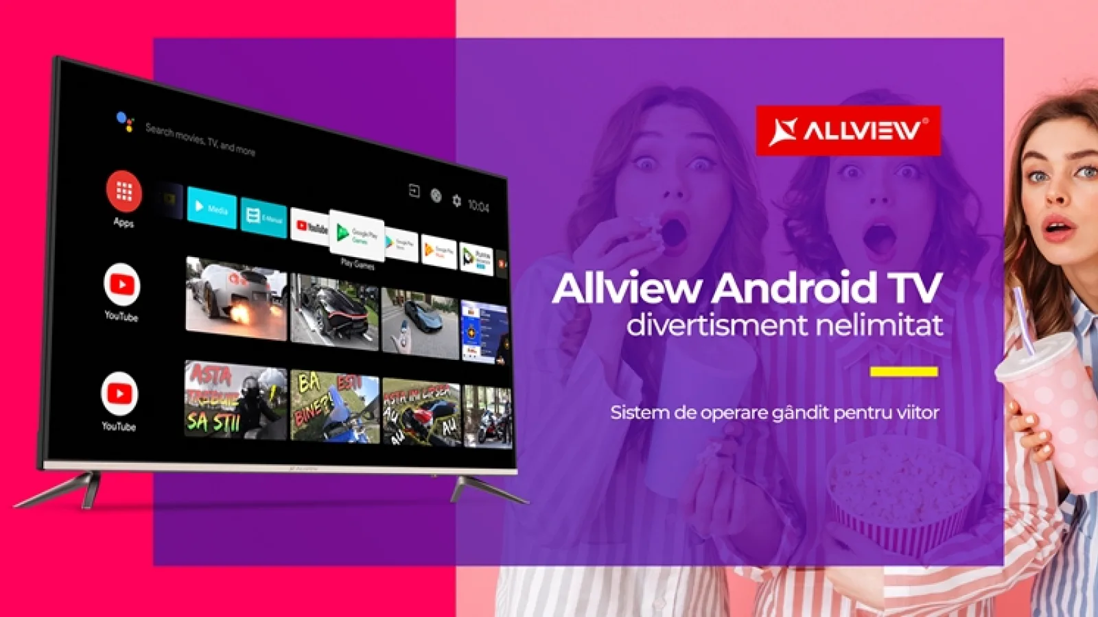 Allview oferă divertisment nelimitat prin intermediul televizoarelor sale Android TV; Iată avantajele acestui OS