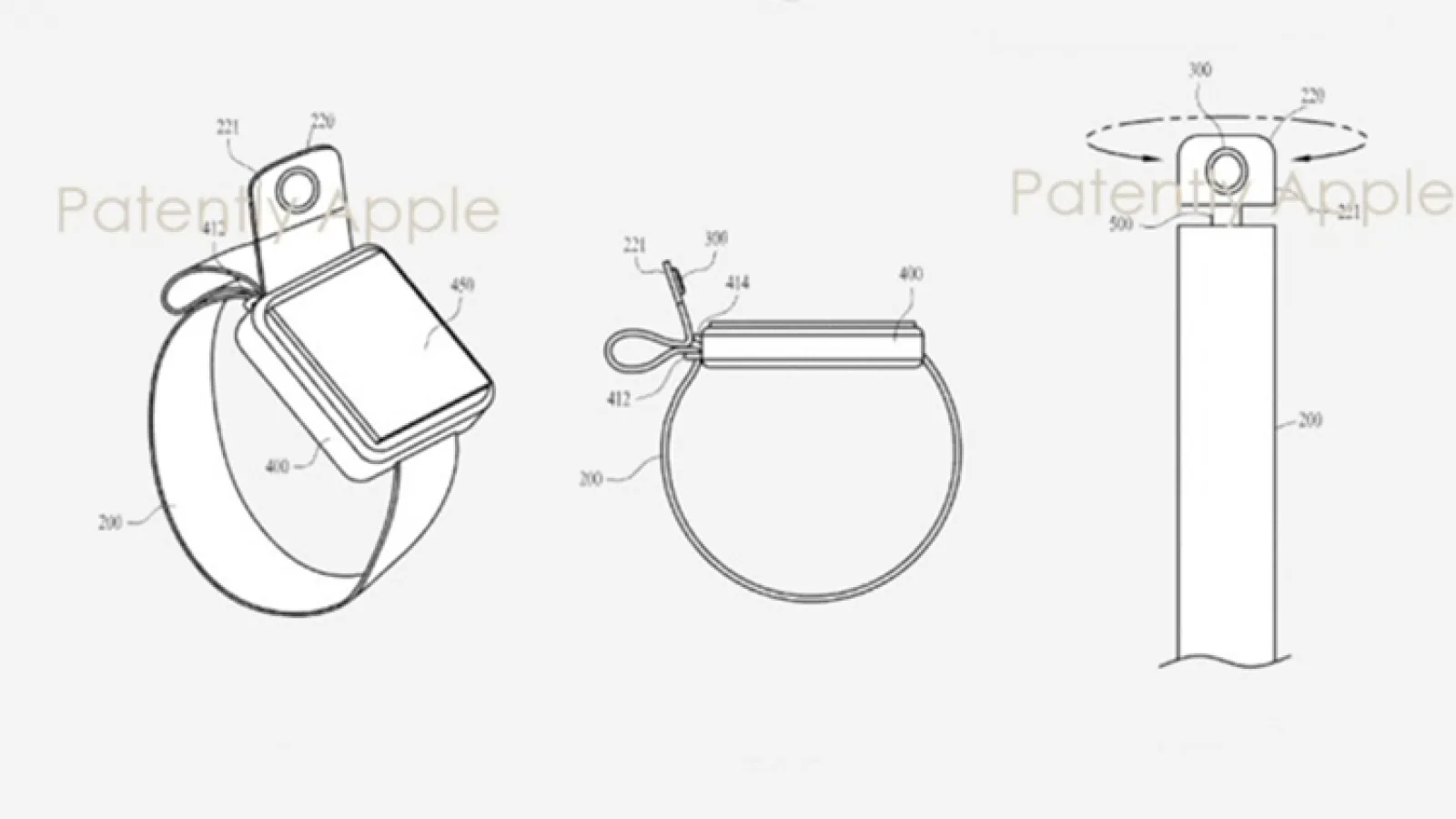 Apple ar putea renaște trendul smartwatch-urilor cu camere foto; Brevetează un asemenea design de Apple Watch
