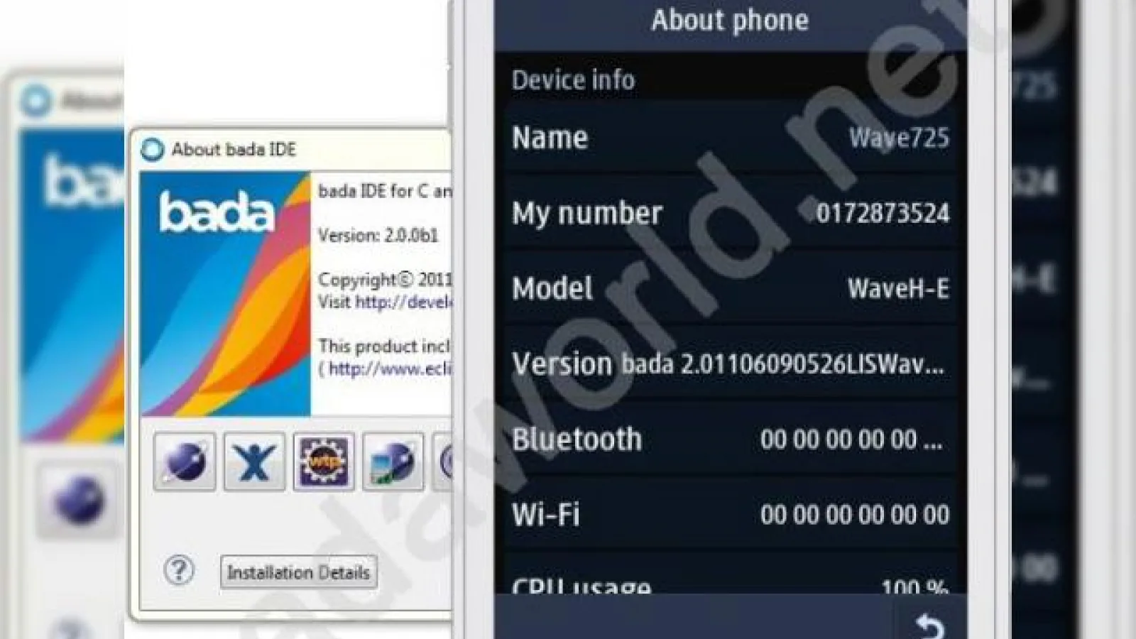 Bada OS lovește din nou, acum În versiunea 2.0 - telefonul Samsung Wave 725 scăpat pe web