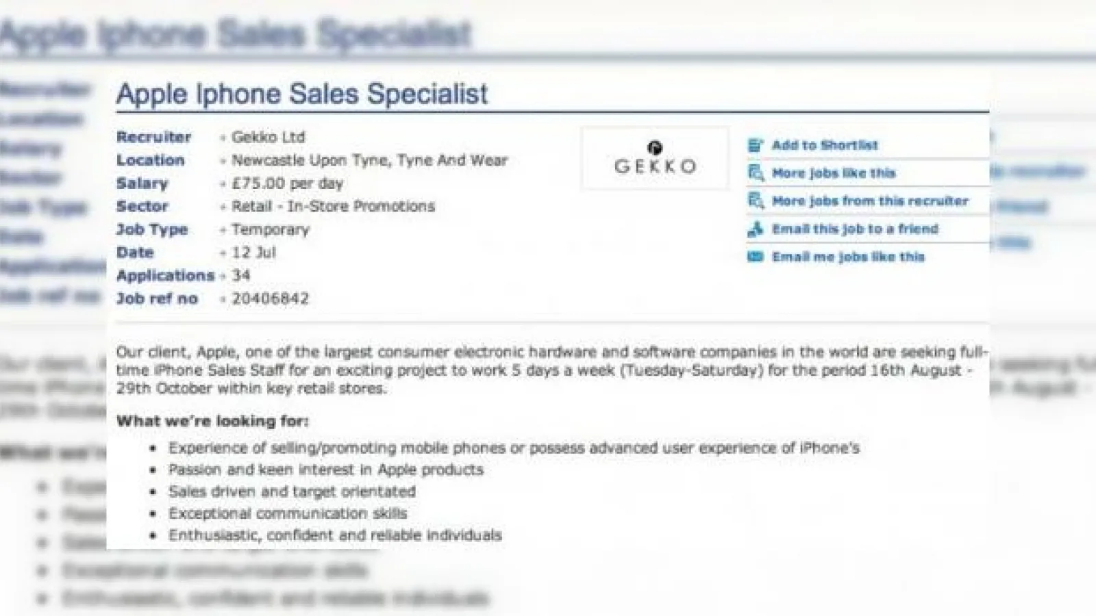 iPhone 5 lansat pe 16 august?! Noi joburi postate pe web anunță "o oportunitate deosebită" luna viitoare