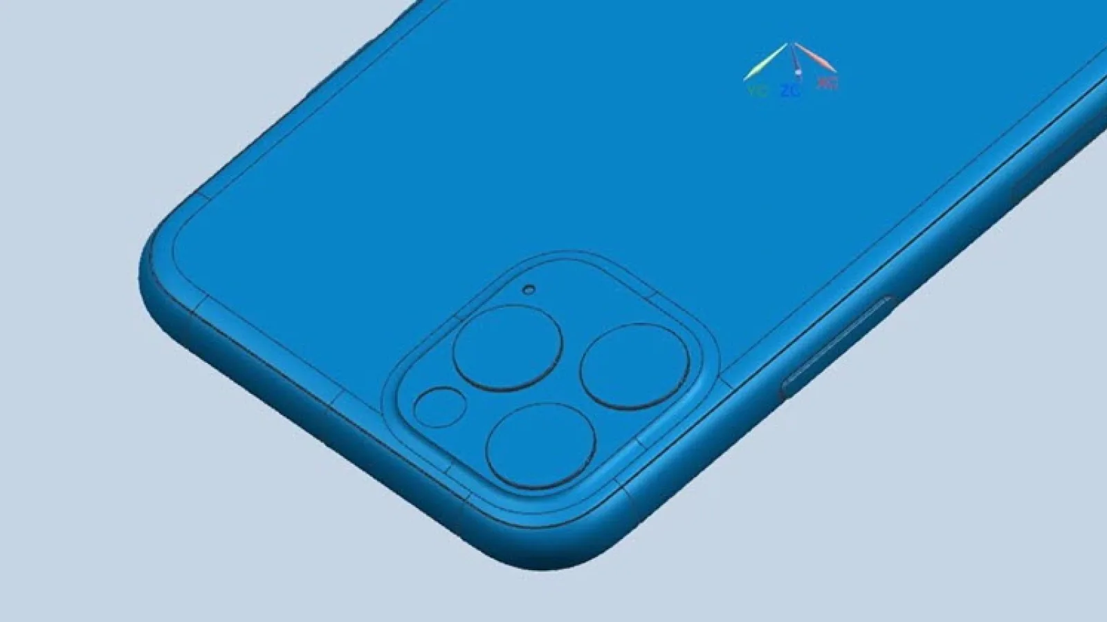 Schiţe CAD de iPhone XI confirmă încă o dată cameră pătrată cu 3 senzori; Vedem și schiţe de iPhone XR2, XI Max