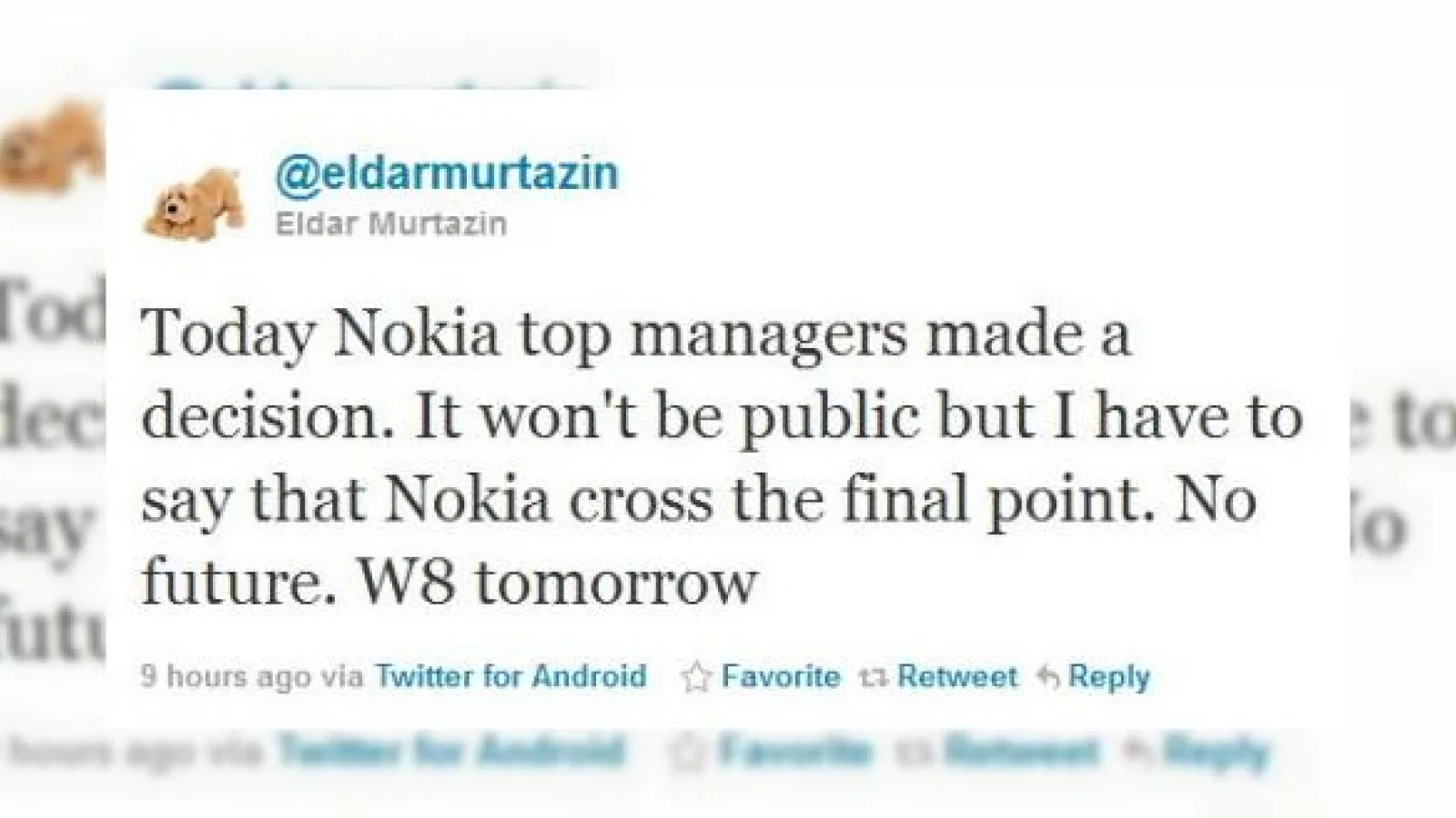 Nokia W8 se lansează astăzi?! Avem primele indicii despre smartphone-ul Windows Phone finlandez!