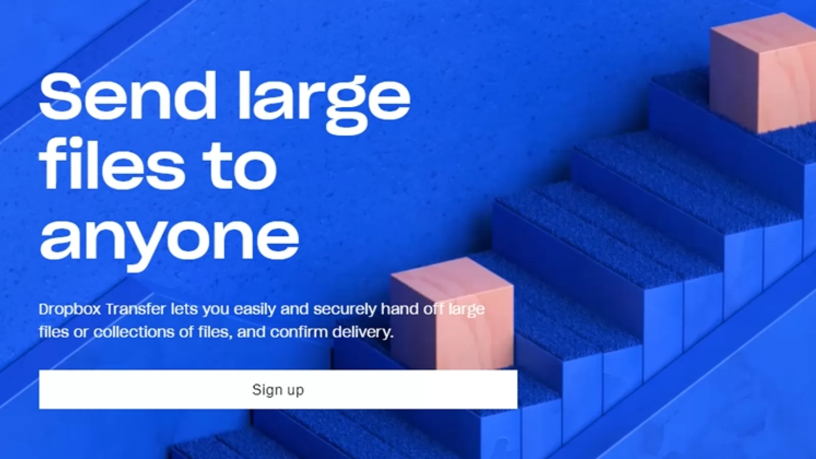 Dropbox Transfer este un nou serviciu ce permite trimiterea fișierelor de mari dimensiuni, de până la 100 GB