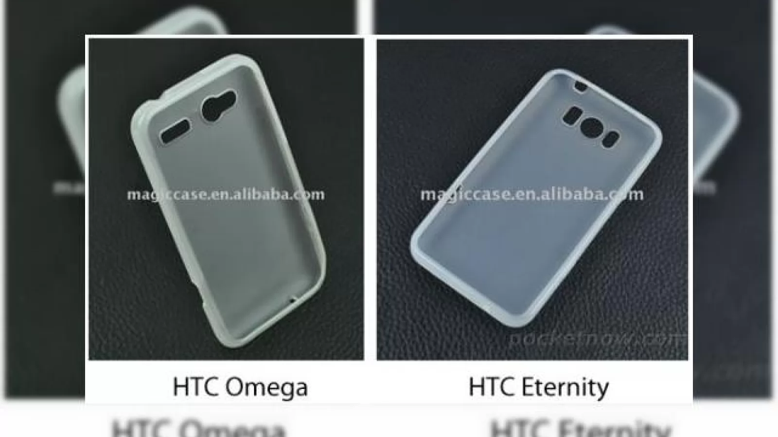 HTC Omega și HTC Eternity Își dezvăluie o parte din design prin carcase ajunse pe web
