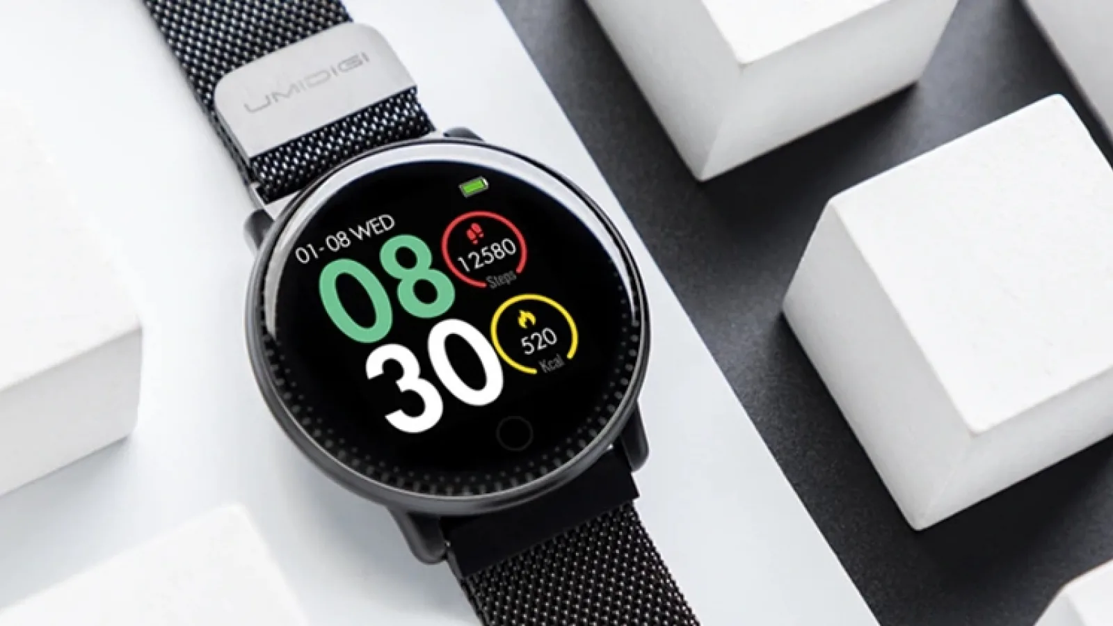 Ceasul inteligent UMIDIGI Uwatch2 costă în aceste zile sub 90 lei pe Aliexpress și surprinde prin dotări