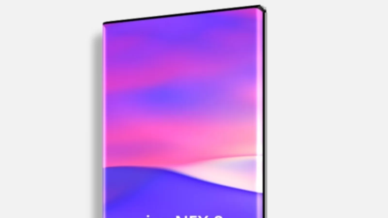 Vivo NEX 2 duce mai departe conceptul de ecran edge to edge; Privim o randare concept