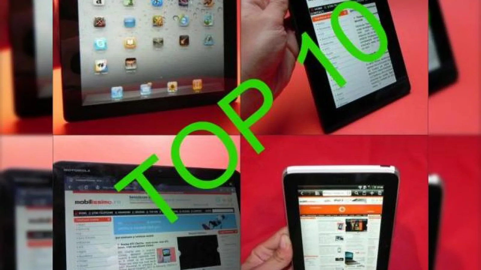 TOP 10: Cele mai bune tablete În iulie 2011