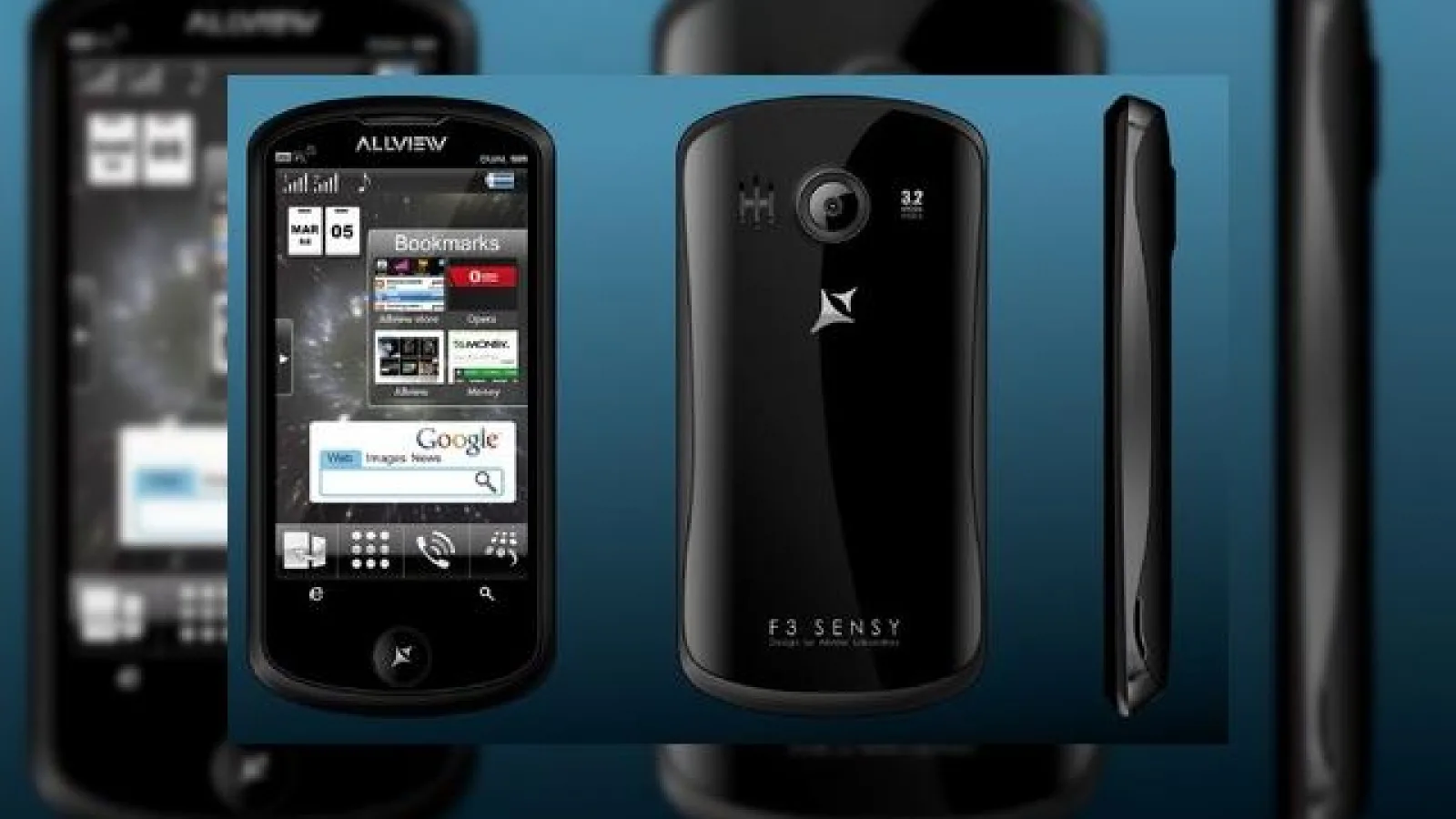 Allview F3 Sensy, un nou telefon dual SIM, cu media player YouTube și cameră de 3.2 megapixeli