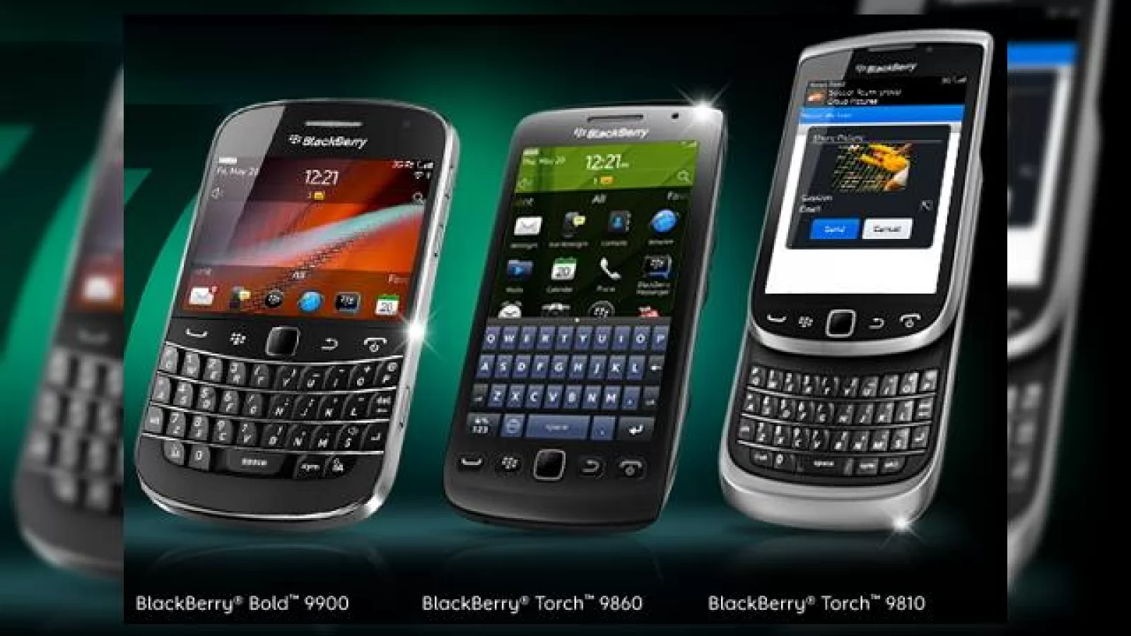 Trio de BlackBerry-uri noi, anunțat oficial: BlackBerry Bold 9900, Torch 9810 și Torch 9860