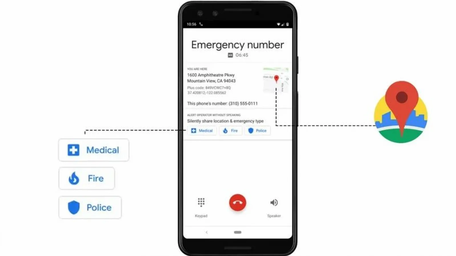 Unde nu rezolvă STS sau AML rezolva Google; Google pregăteşte o funcţie de apeluri de urgenţă ce nu necesită o convorbire