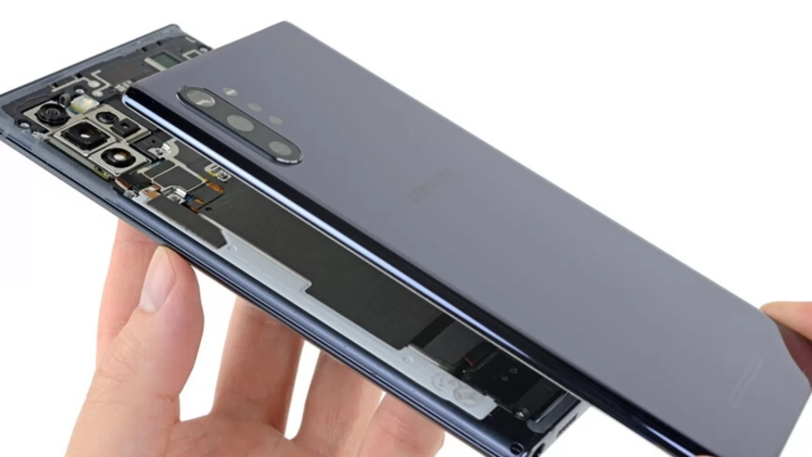 Samsung Galaxy Note 10+ 5G e foarte greu de reparat, iar iFixit ştie de ce (nota 3 pentru "reparabilitate")
