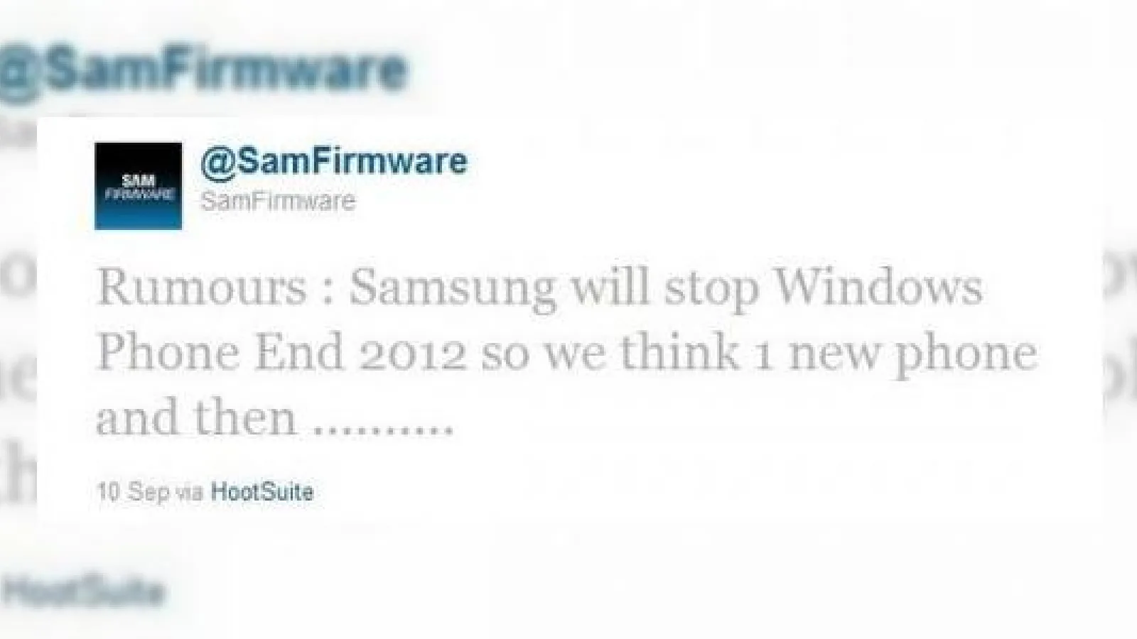 Adio Microsoft... rămâi cu Nokia! Samsung va părăsi ecosistemul WP7 din 2013?!