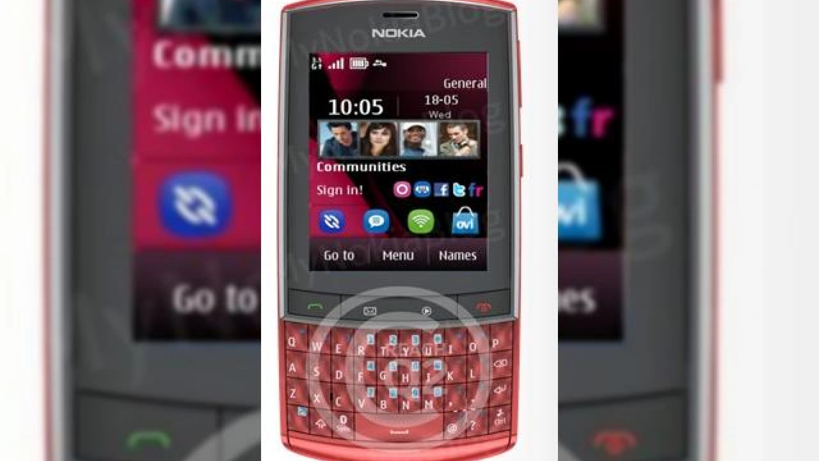 Nokia 303, un nou telefon pentru tineri cu design portrait QWERTY - iata o imagine