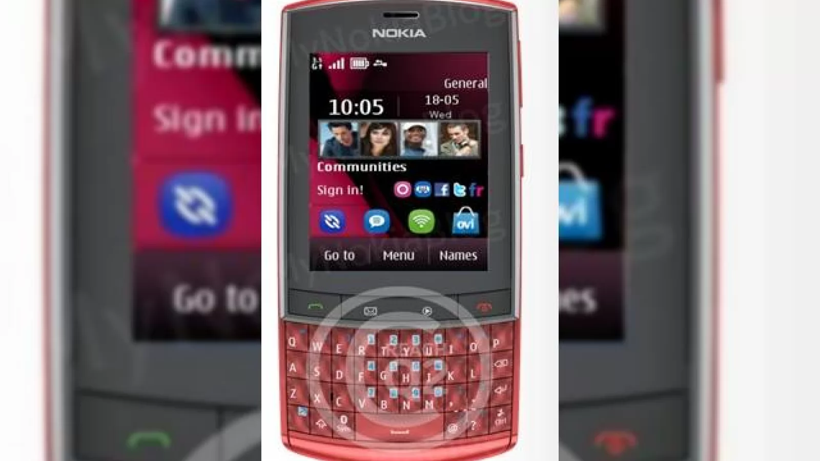 Nokia 303, un nou telefon pentru tineri cu design portrait QWERTY - iata o imagine