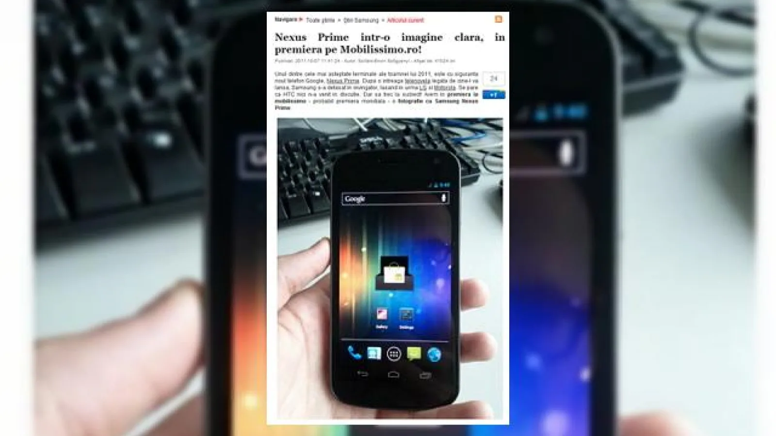S-a amanat lansarea lui Samsung Nexus Prime! Sa fie vina scaparii publicate de noi sau a tristului eveniment Apple?