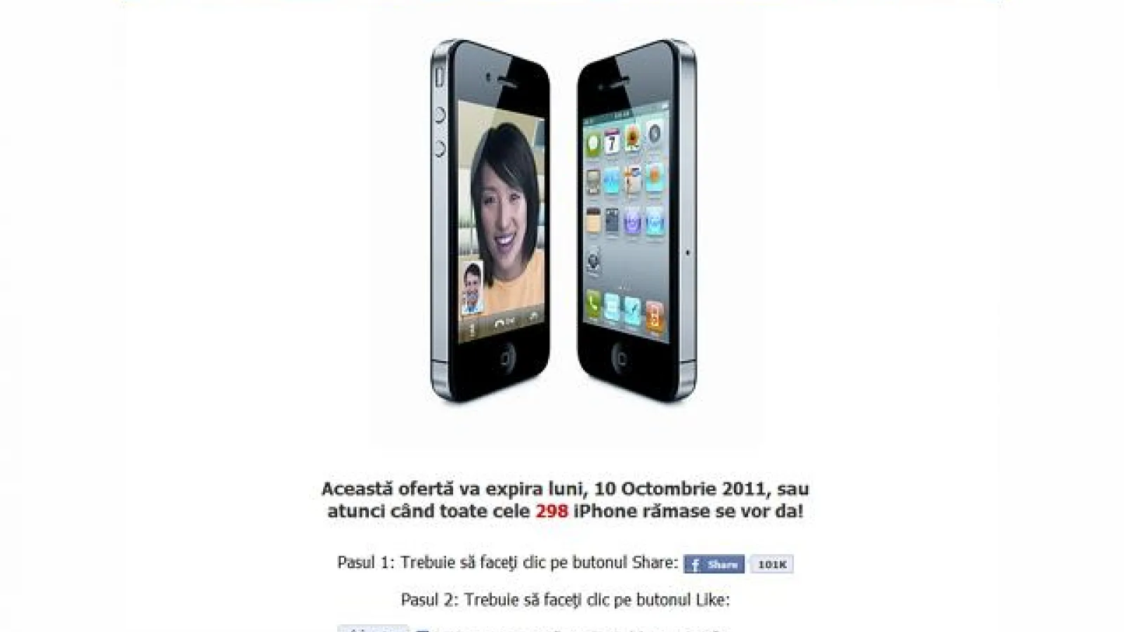 Phishing mizerabil cu iPhone 4 gratuit, invoca moartea lui Steve Jobs