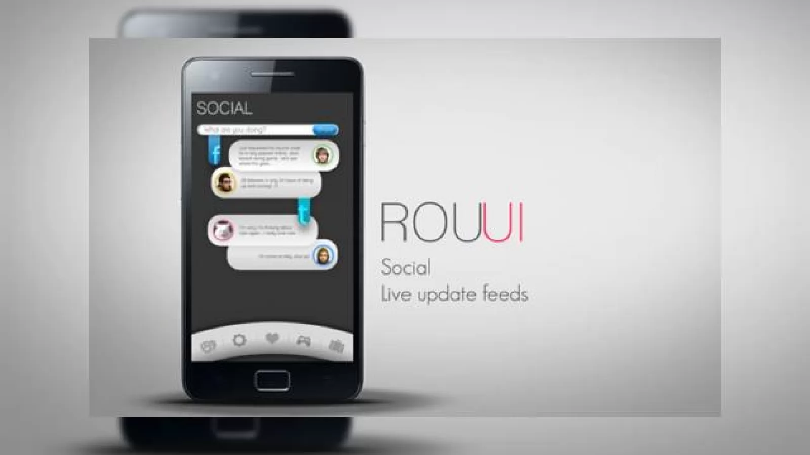Încă o variantă personalizată de Android: ROU UI (Video)