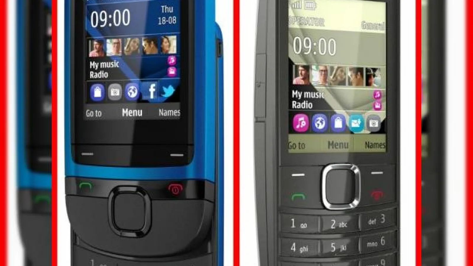 Nokia C2-05 și X2-05 - telefoane ieftine și cam atât