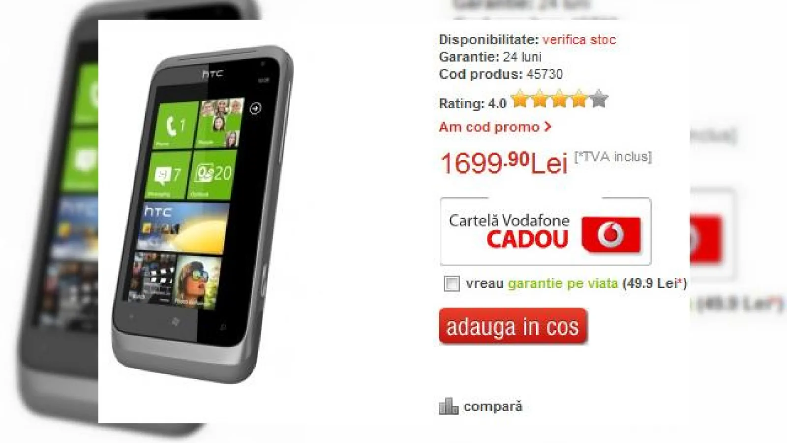 Senzații, Radare și Titani de la HTC acum și În România! Iată prețurile pentru HTC Titan, HTC Radar și HTC Sensation XE