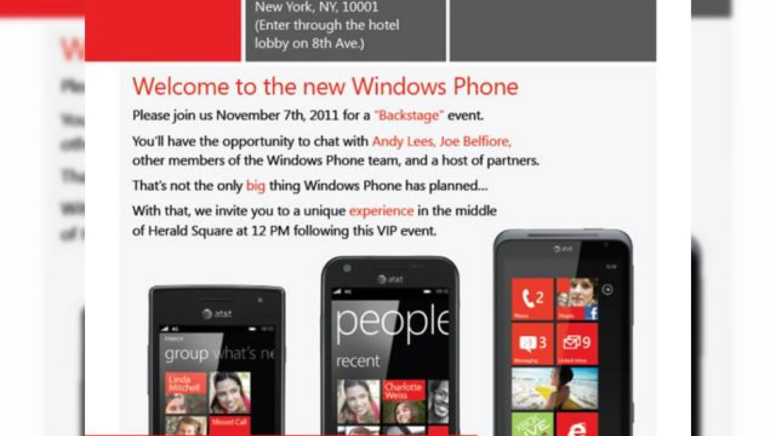 Eveniment special Windows Phone programat de Microsoft pe 7 noiembrie! Debut local de Nokia Lumia sau preview WP Tango?