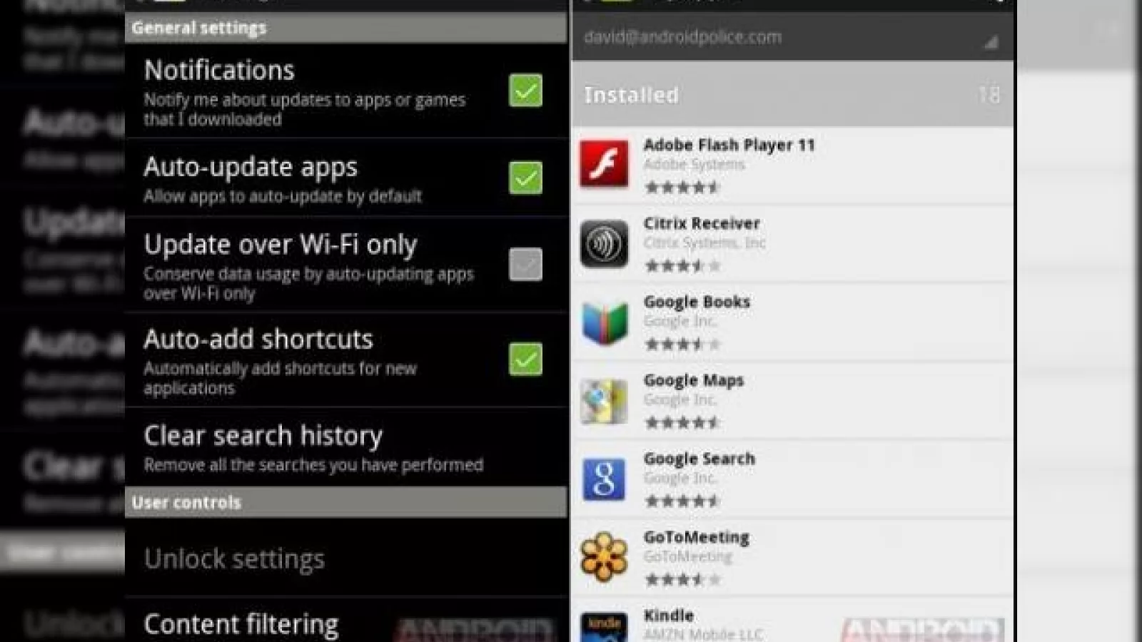 Android Market 3.3.11 disponibil acum sub formă de APK, vine cu setări noi; Descarcă-l de aici!