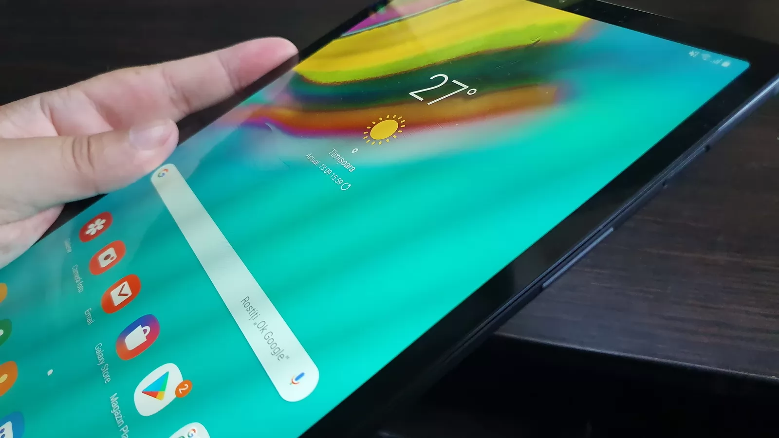 Samsung Galaxy Tab S5e: Display Super AMOLED Super vizionabil